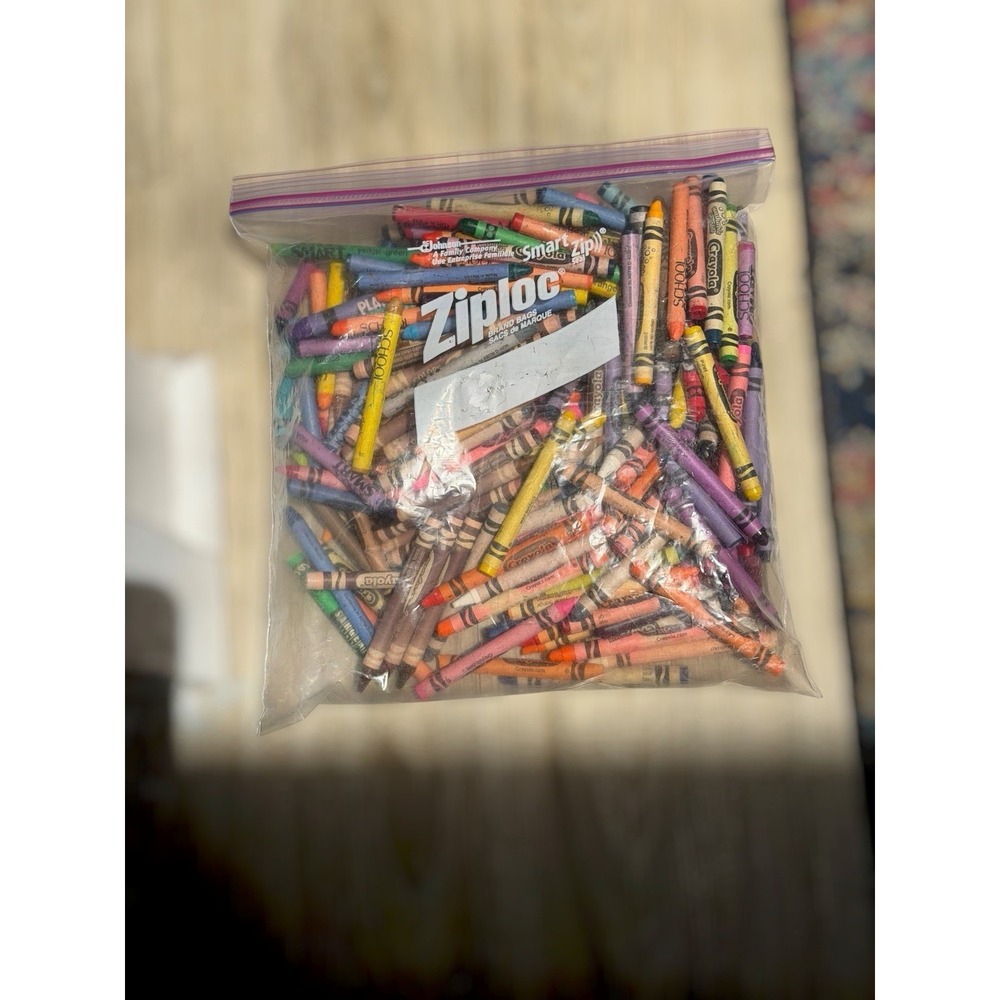 Bulk Crayola Crayons Lot 2 Lbs 4.3 Oz Assorted Colors Craft School Coloring Melt